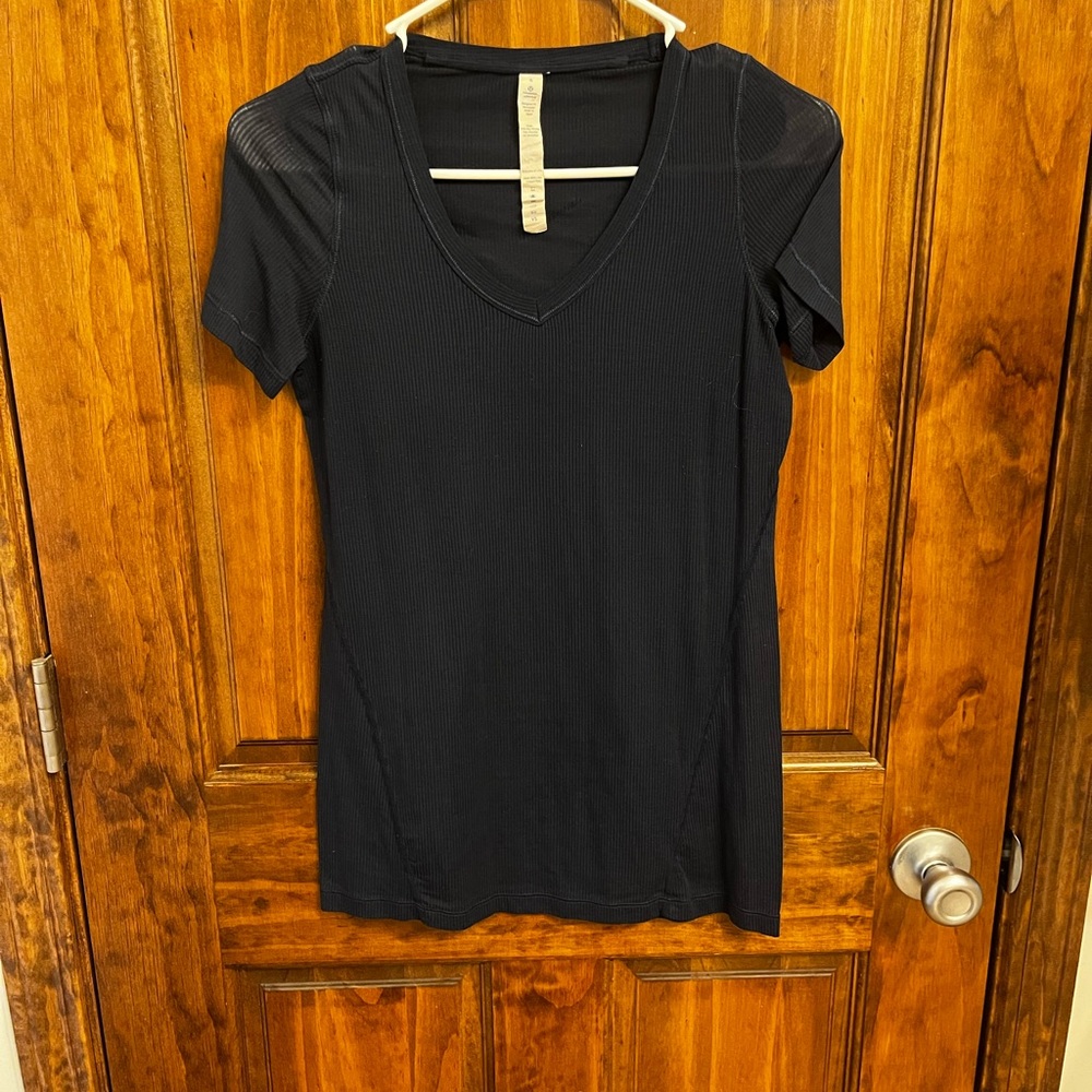 Lululemon Navy Blue V-Neck shirt